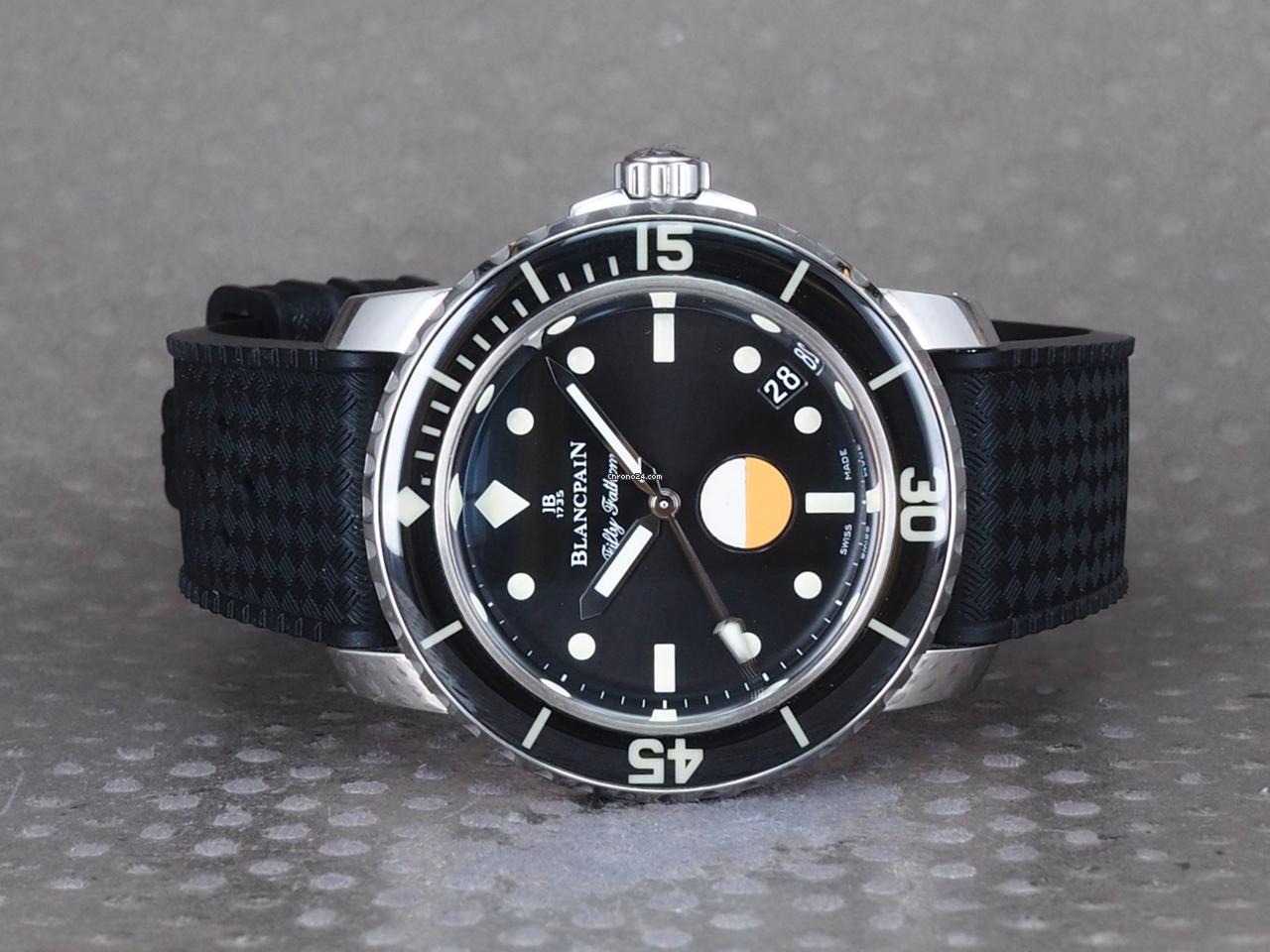 Blancpain Fifty Fathoms “Mil-Spec” 5008-1130-B52A – Limited Edition 1xx ...