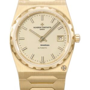 Vacheron Constantin . A COVETED AND SPORTY 18K GOLD AUTOMATIC WRISTWATCH WITH DATE AND BRACELET Replica