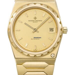Vacheron Constantin . A VERY RARE 18K GOLD AUTOMATIC WRISTWATCH WITH DATE AND BRACELET Replica