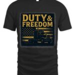 Duty & Freedom Black T-Shirt