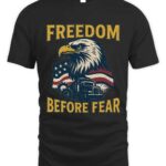 Faith Familly Freedom Vetaran Black T-Shirt