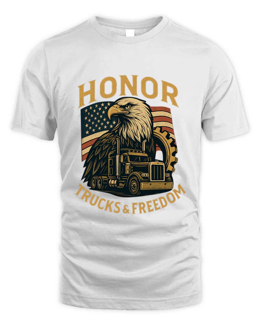 Honor Trucks & Freedom While T-Shirt