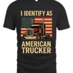I Identify As American Trucker T-Shirt
